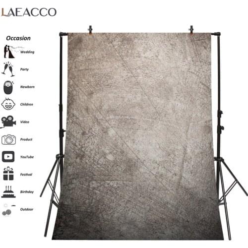 Laeacco Cement Wall Gradient Solid Color Party Love Decor Baby Pattern Photographic Background Photo Backdrops Photo Studio