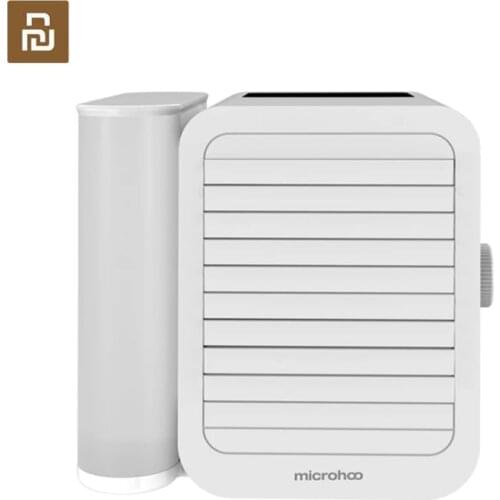 Microhoo Mini Air Conditioner Fan Personal Portable USB Air Cooler Ventilator Bladeless Fan Conditioning For Home Hot