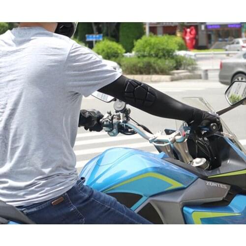 Mens Motorcycle Stealth Breathable elbow Protector Crashproof Guards Pads Arm Sleeve