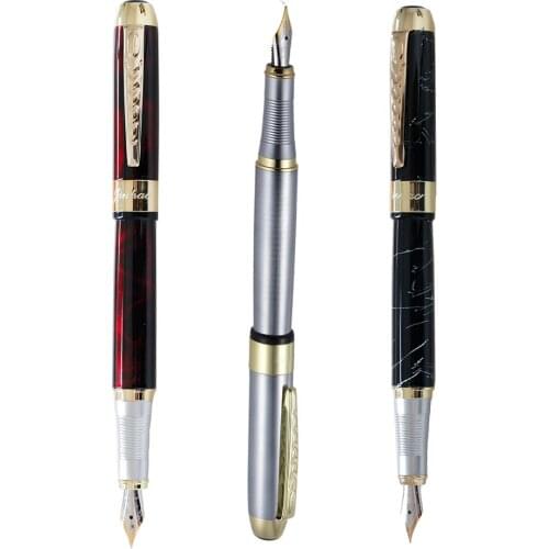 3PCS Set High Quality JINHAO 250 Fountain Pen Luxury 0.5MM Nib Ink Pens For Writing Stationery School Office Supplies