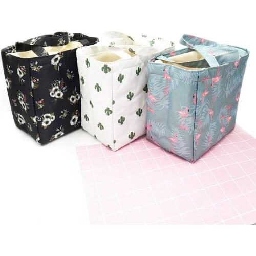 New Fresh Insulation Cold Bales Thermal Oxford Lunch Bag Waterproof Convenient Leisure Bag Cute Cuctas Tote 1PC