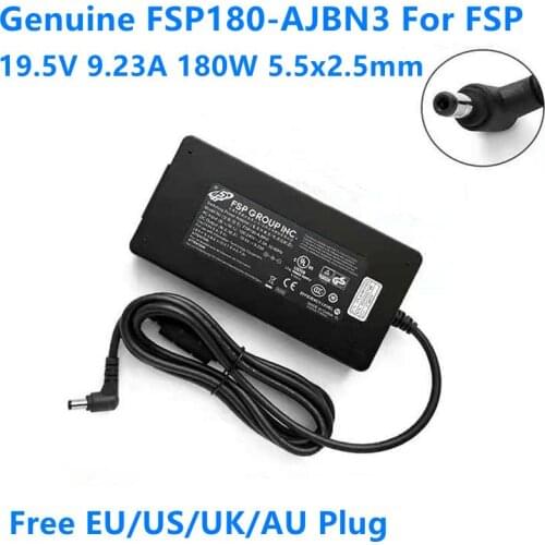 Genuine 19.5V 9.23A 180W FSP FSP180-AJBN3 Power Supply AC Adapter For XNE15E19 MAG-15 EVOO EG-LP5-BK A15-180P1A Laptop Adapters
