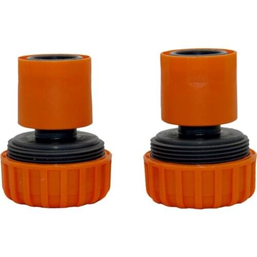 Garden Hose Repair Joint 1 Inch Quick Connector Agriculture Irrigation Car Washing Pipe Fittings Standard faucet 2 Pcs