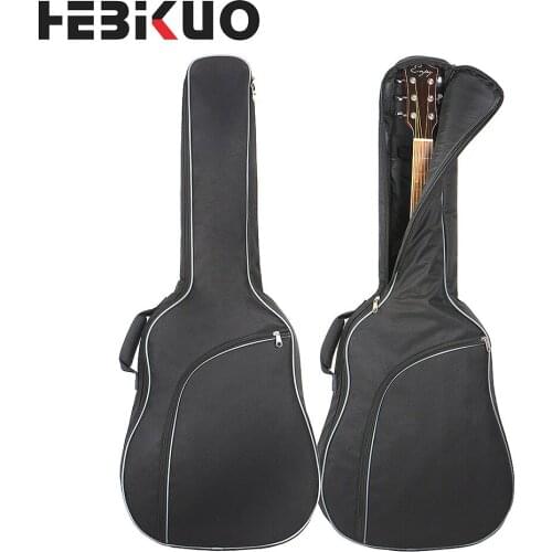 Guitar Bag 40/41'' Extra Thick Cotton Bag Wooden Guitar Waterproof Folder Cotton Backpack Guitar Bag Guitar Accessories