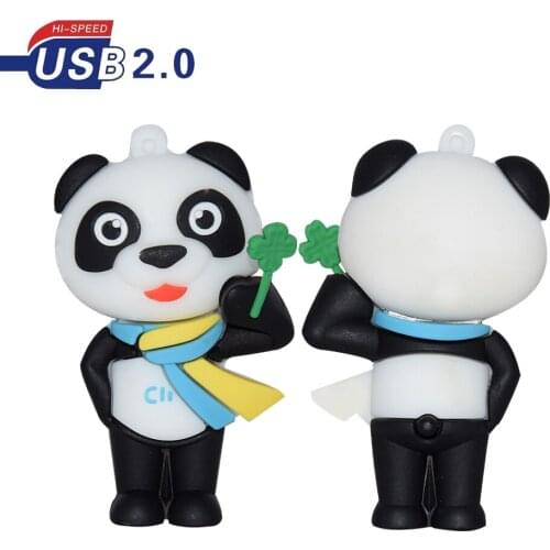 USB Stick Cute Cartoon Animals Usb2.0 panda USB Flash Drive pen drive 4GB 8GB 16GB 32GB 64GB 128GB usb Stick Flash Disk for gift