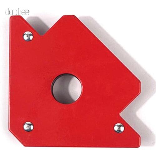 Dophee 1pc 75LBS Welding Magnetic Holder Strong Magnet 3 Angle Arrow Welder Positioner Power Soldering Locator Tool