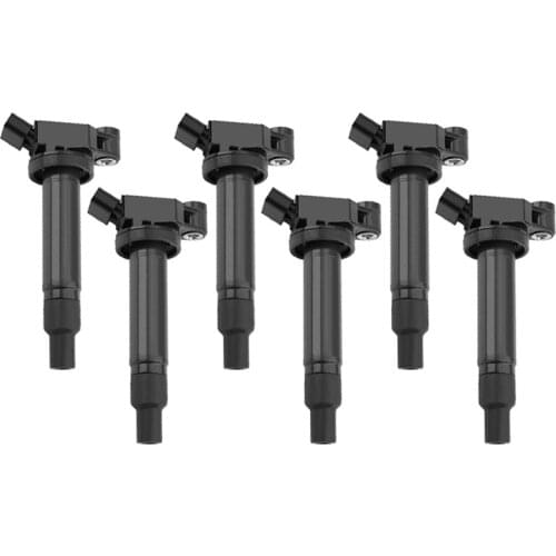 6pcs 90919-02234 Ignition Coil For Toyota Avalon Camry Lexus ES300 RX300/330/350 02-04 3.0L 90080-19016 9091902234 90919 02234