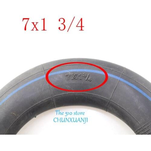 7x 1 3/4 tire inner tube with a Bent Metal Valve Stem for electric scooter mini scooters Butyl tire inner tube