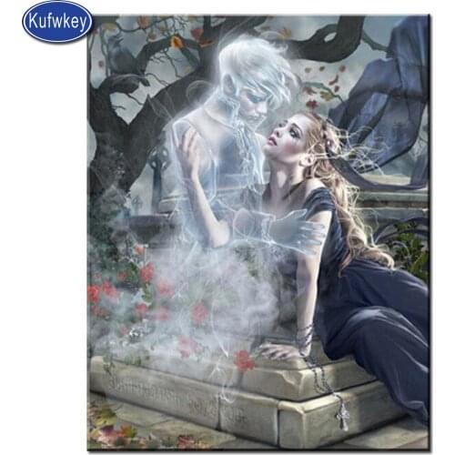 Diamond embroidery Miserable Lover diamond painting full square round diamond mosaic rhinestone painting Couple home wall decor