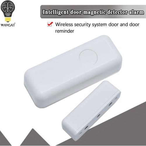 Wireless Magnetic Door & Window Sensor EV1527 Coding Mode RF 433MHz for Home Security Alarm System Home Burglar Alarm Kits