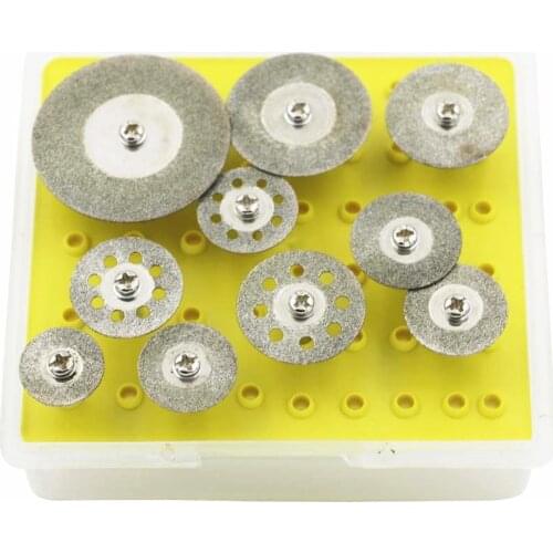 Rotary Abrasive Disc 10pcs Diamond Saw Cut Off Discs Grinding Wheel Blades