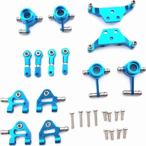 Metal Full Set Upgrade Parts Steering Cup Lower Arm for Wltoys 1/28 K969 K979 K989 K999 P929 P939 Rc Car Spare Parts