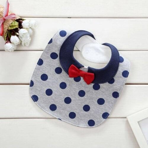 Baby Bibs Babies Waterproof Bib Fashion Necktie Bow Infant Saliva Towel Baby Burp Cloths Accessories