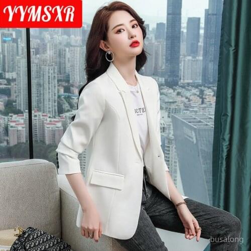 2021 Autumn and Winter New Womens Plus Size Office Pants Suit Two-piece High-quality Long-sleeved White Ladies Jacket