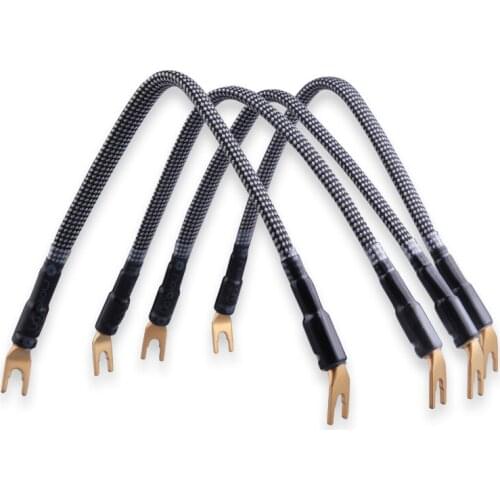 Move on single crystal copper 6N fever grade hifi audio jumper speaker bridge line short circuit connecting line