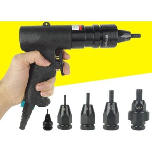 Pneumatic Pull Nut Gun Rivet Gun Rivet Machine Nut Machine Gun Head Accessories Pull Female Head Rivet Gun Head