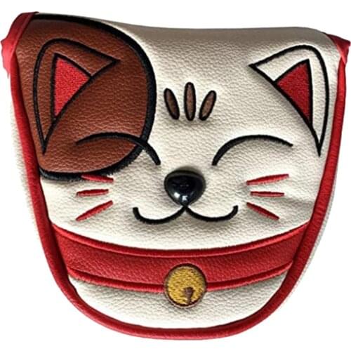 Durable Golf Mallet Head Cover Club Magnetic Center Putter Headcover Accessories