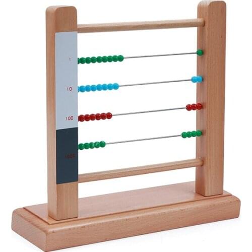 Small Bead Frame Montessori Math Materials Preschool Early Educational Toys Mathematics Materials to Learn Addition/ Subtraction