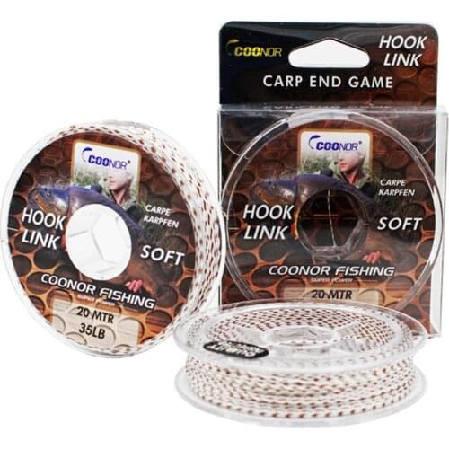 20 M Lead Core Fishing Line 15 Lbs 20Lbs 35Lbs Carp Rig Hook Link Making Sinking Braided Wire Fishing Accessories