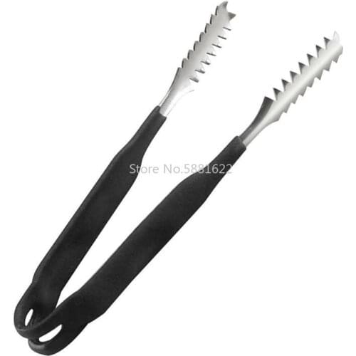 Stainless Steel Tongs for Cooking Food Serving Tongs BBQ Grill Tools Kitchen Utensils Silicone Handle Ice Clips Clamp