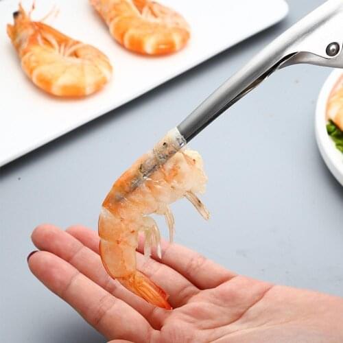 Steel Peeling Crayfish Shrimp Peeler Prawn Peeler Artifact Z3T7 Pe Tool S Device Deveiners Shrimp Peeling Fishing R6K3