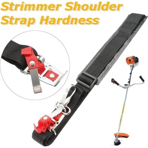Universal 1x Nylon Stainless Steel Universal Single Shoulder Padded Harness Strap For Brush Cutter Trimmer For Stihl