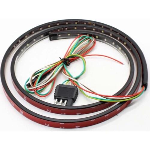 Universal 60" Truck SUV Tailgate Light Bar LED Red/White Reverse Stop Running Turn Signal Light Led Light Strip Car Accessories