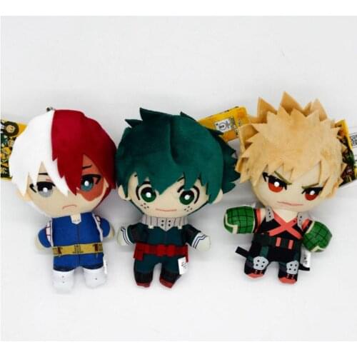 Japanese Anime My Hero Academy 15cm Cute Plush Toy Doll Pendant Green Valley Bombing Doll for children Festivals gift