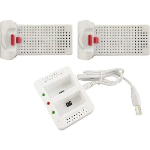 2pcs 3.7V 1000mAh Lithium Battery With 2 In 1 Charger For Syma X25PRO RC Quadcopter Spare Parts