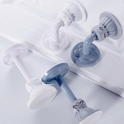 2color Suction Type Silent non-perforated Door Suction Silicone Free Punching Door Stop Door Resistance Toilet Rubber Door Touch