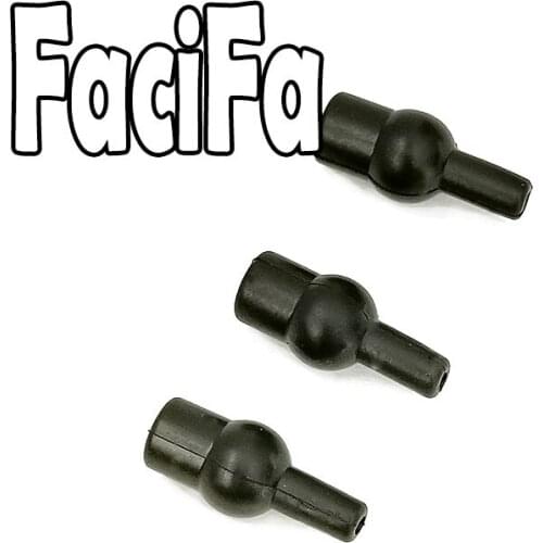 20 pcs Carp Fishing Micro Tulip Bead Soft Rubber Quick Change Bead for Helicopter Rig Tackle Accessories Carp Method Feeder Tool