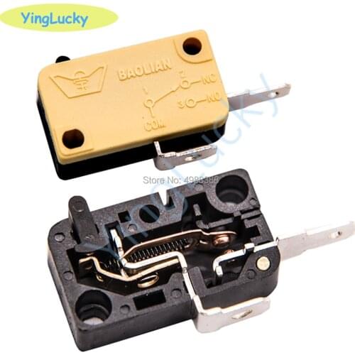 50pcs Arcade Push Button Micro switch 3A 125/250V AC With 4.8MM Terminal for Arcade Game Push Button DIY Joystick Accessories