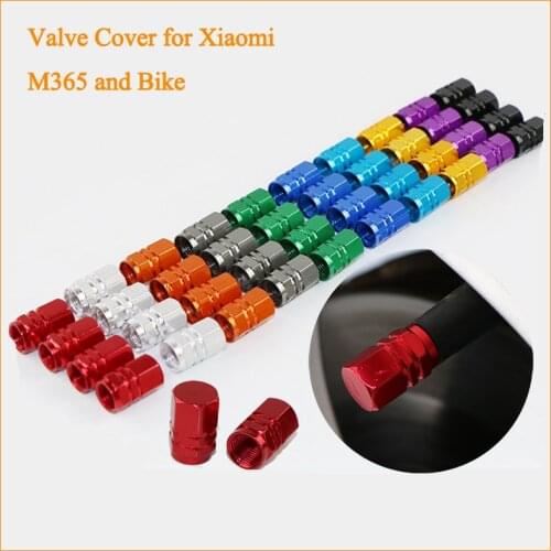 Aluminum Tyre Tire Valve Cap Cover Dustproof For Xiaomi M365 Electric Scooter Bicycle Bike MTB Road Bike Mountain Accessories