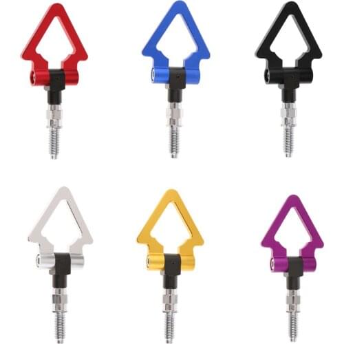 Auto Trailer Aluminum Alloy Front Tow Hook Towing Triangle Eye Kit for European Car