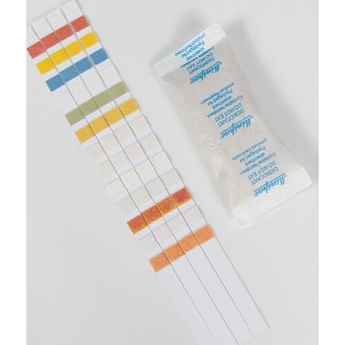 50Pcs/Set 14-in-1 Swimming Pool Hot Tub Water Quality Residual Test Paper Strips