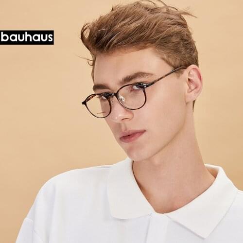 Bauhaus 2019 high quality Vintage Retro Round Eyeglasses Frame Women Prescription Glasses Men Optical Eyewear Glasses Frame