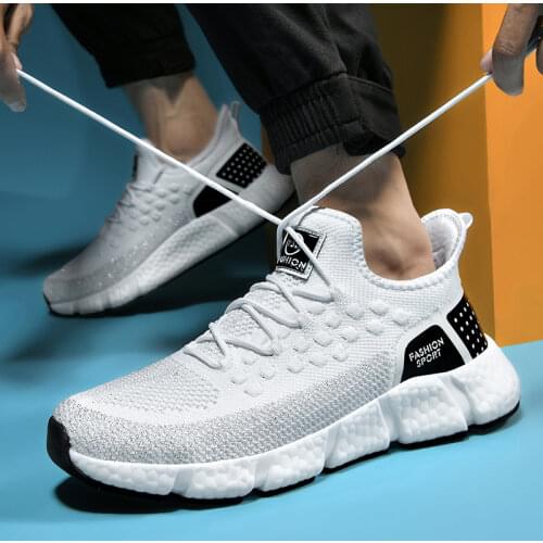 2020 Hot New Men Shoes Casual Summer Sneaker Mesh Breathable Shoes Lightweight Comfortable Sneakers Size 46 Zapatos De Hombre