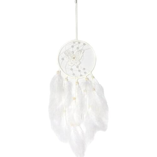 Feather Dream Catcher for Girls Kids Home Decoration for Bedroom Living Room Birthday Gifts