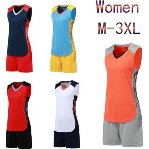Custom Professional Volleyball/tennis shirt Suits Women Quick Dry Sleeveless Jersey Volleyball Set Female Match Tracksuit M-3XL