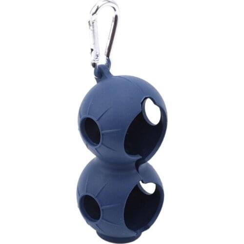 Outdoor Portable Mini Golf Bag 2 Balls Holder Mini Waist Bag Sports Tool Pack Balls Golf Silicone Case Golf Balls Case