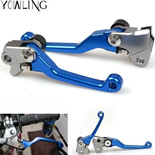 For YAMAHA YZ125 YZ250 YZ250F YZ426F YZ450F YZ250X YZ 125 250 250F 426F 450F 250X CNC Pivot Brake Clutch Levers Dirt Bike Blue