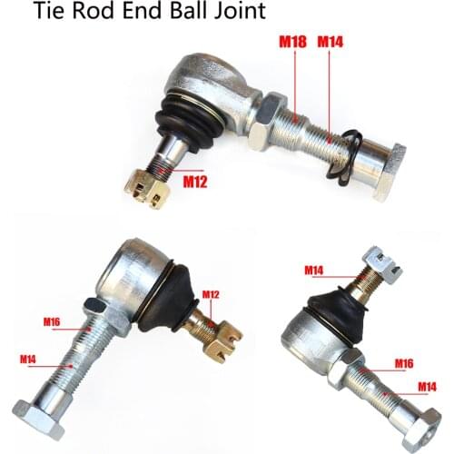 Motorcycle Joint Ball U-joint M12 M14 M16 M18 Ball Head Tie Rod End for ATV Quad kart karting Turn joint ball rod Spare