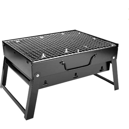 Foldable BBQ Grill Outdoor Household Portable Barbecue Grill Barbecue Skewers Barbecue Grill Tools