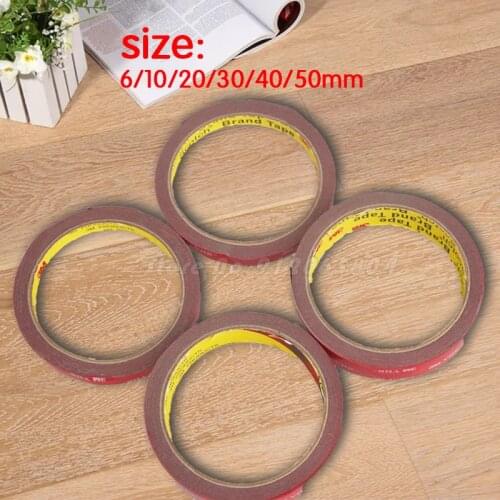 3M VHB Acrylic Foam High Temperature Double Sided Tape For Car/Home Strong Sticky Adhesive Tape Anti-Temperature Waterproof