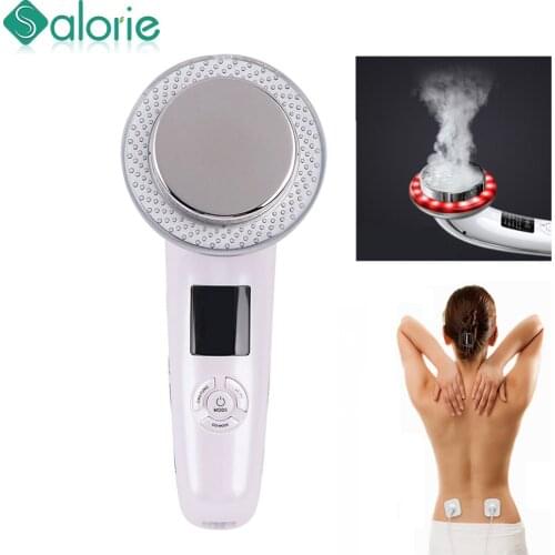6 In 1 Ultrasound Cavitation Body Slimming Massager Weight Loss Anti-Cellulite Fat Burner Galvanic Infrared EMS Therapy Machine