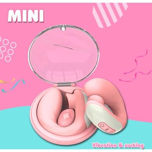Magnetic charge Womens delicate Mini vibration sucking adult products
