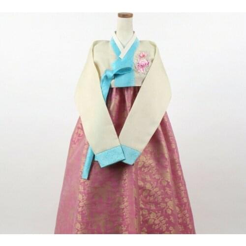 Hanbok Korean Traditional Dress for Women S-size 33.9"(86cm) 5'7"(170cm) Korean Fashion Clothing