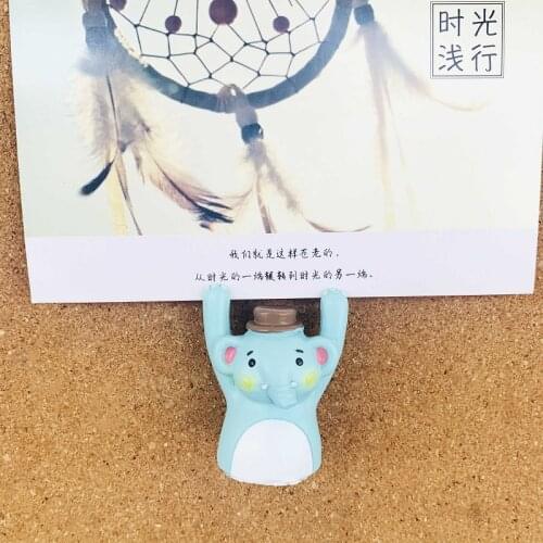 1pcs Thumb Tacks Cute Pin Push Pins Elephant Raise Hand To Hold Postcard Decorative Thumbtack Pin School Binding Supplies