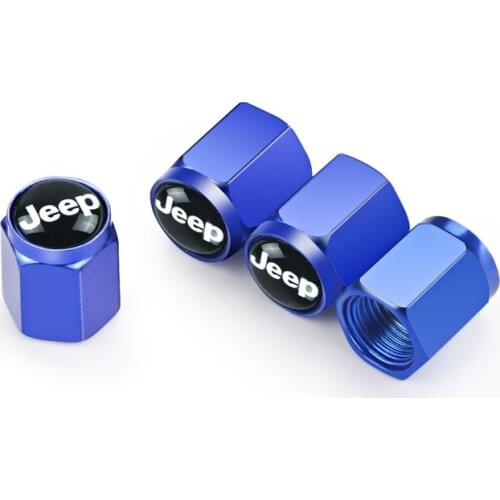 4pcs Car Styling Auto Emblem metal Cap Case For JEEP Grand Cherokee Commander Renegade Wrangler Compass Accessories Car Styling