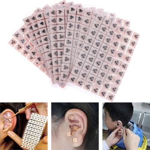 540/600Pc Auricular Ear Auriculotherapy Acupuncture Vaccaria Therapy Ear Seeds Sticker 3 Type/Ear Press Point Pen Massager Probe